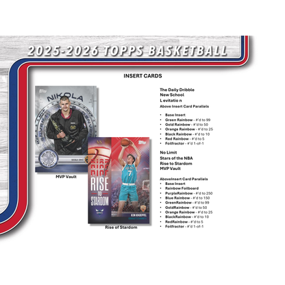 2025/26 Topps Basketball Hobby Box